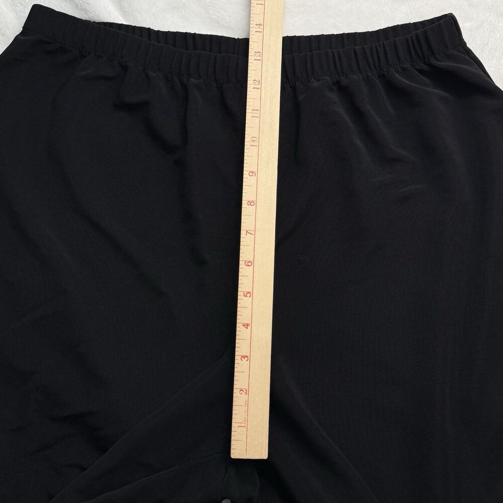Susan Graver Essentials Lustra Knit Petite Skinny Pant A7933 USA  Black SZ XL P - Picture 7 of 10